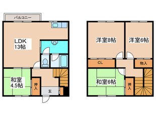 ハウス93の物件間取画像